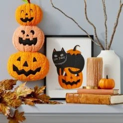 Hyde & EEK! Boutique Fabric Triple Stack Pumpkin Halloween Decorative Prop - Hyde & EEK! Boutique™