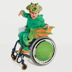 Hyde & EEK! Boutique Kids' Adaptive Dragon Halloween Costume Small Wheelchair Cover with Headpiece - Hyde & EEK! Boutique™