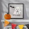 Hyde & EEK! Boutique Ghost with Bat Halloween Wall Sign - Hyde & EEK! Boutique™