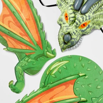 Hyde & EEK! Boutique Kids' Adaptive Dragon Halloween Costume Small Wheelchair Cover with Headpiece - Hyde & EEK! Boutique™ 4 Hyde & EEK! Boutique Kids' Adaptive Dragon Halloween Costume Small Wheelchair Cover with Headpiece - Hyde & EEK! Boutique™ - Image 4