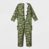 Kids' Adaptive Army Halloween Costume Jumpsuit with Accessories - Hyde & EEK! Boutique™ Green