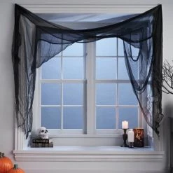 Hyde & EEK! Boutique 12.5' Jumbo Gauze Cloth Black Halloween Decorative Prop - Hyde & EEK! Boutique™