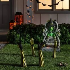 Hyde & EEK! Boutique 2pc Witch Hands Yard Stakes Halloween Decorative Prop - Hyde & EEK! Boutique™