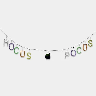 Hyde & EEK! Boutique 6' LED 'Hocus Pocus' Halloween String Lights - Hyde & EEK! Boutique™ 2 Hyde & EEK! Boutique 6' LED 'Hocus Pocus' Halloween String Lights - Hyde & EEK! Boutique™ - Image 2